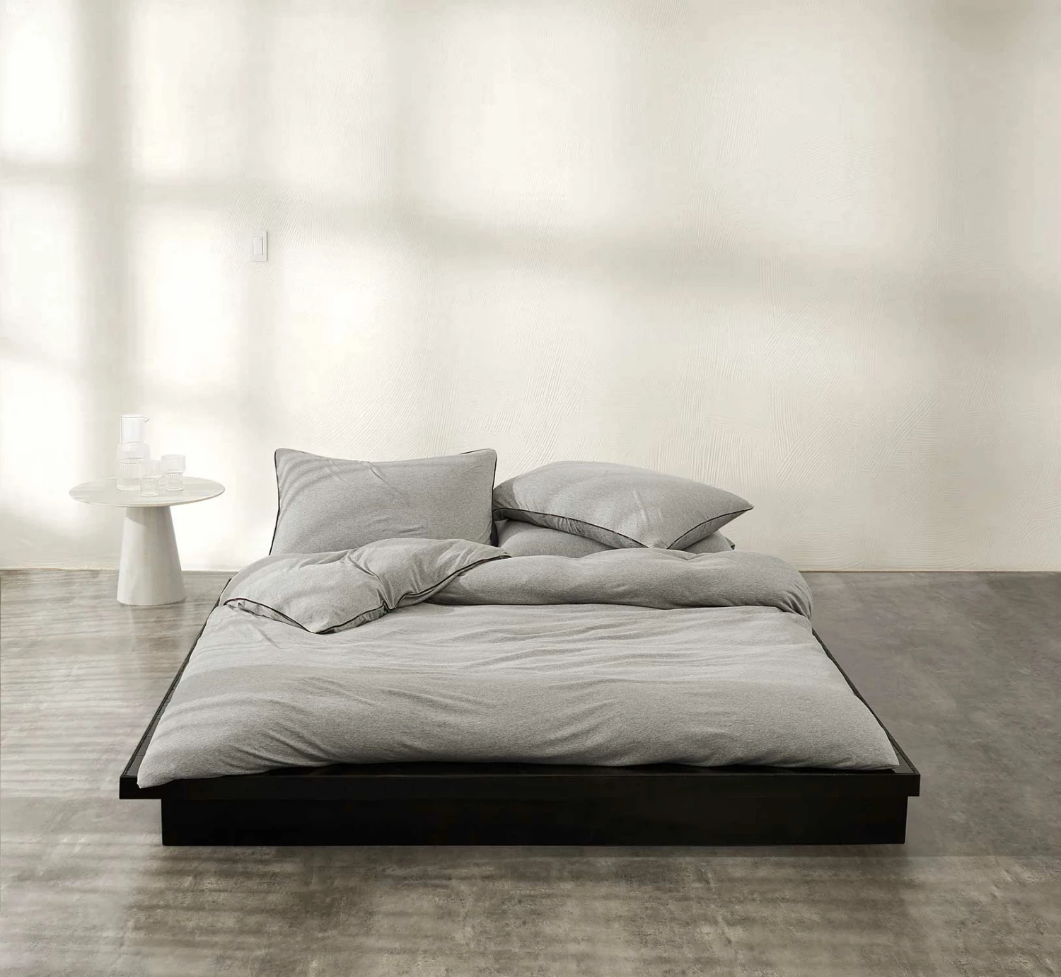 Logo Essentials Bettwäsche 150x210 Cm, Stone – Bild 6