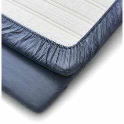 Calm Laken Leinen 90x200 Cm, Dusty Blue