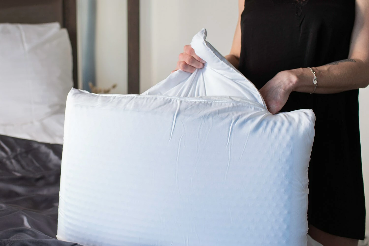 Hybrid Pillow, Memory Foam / Cold Gel – Bild 4