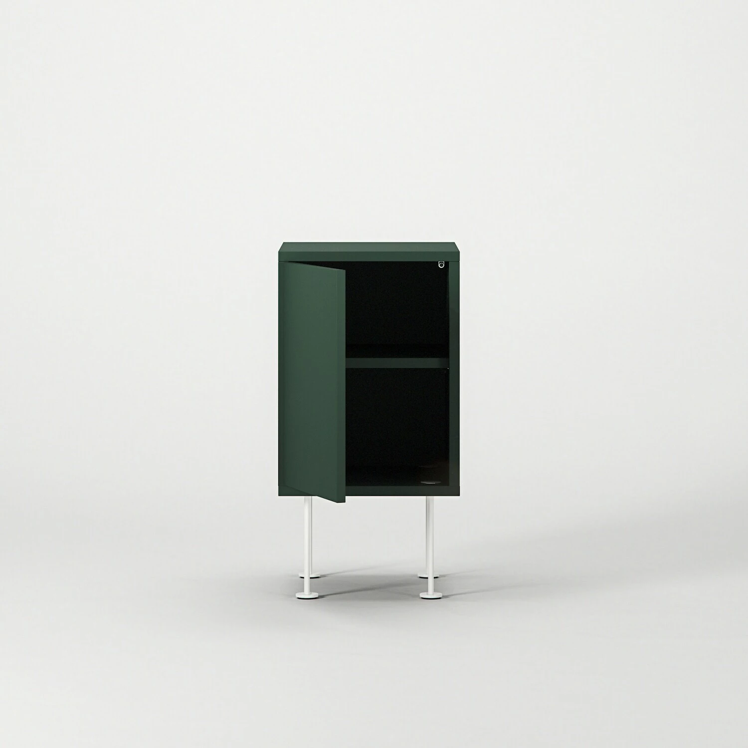 Vogue Nachttisch, Grün / Weiß – Bild 3