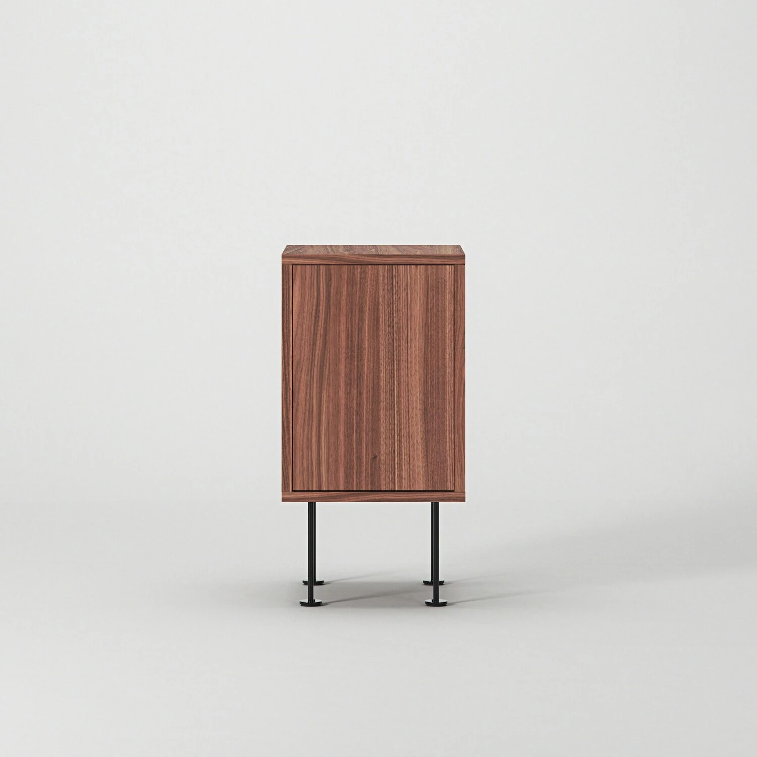 Vogue Nachttisch, Walnussfarben / Schwarz – Bild 2