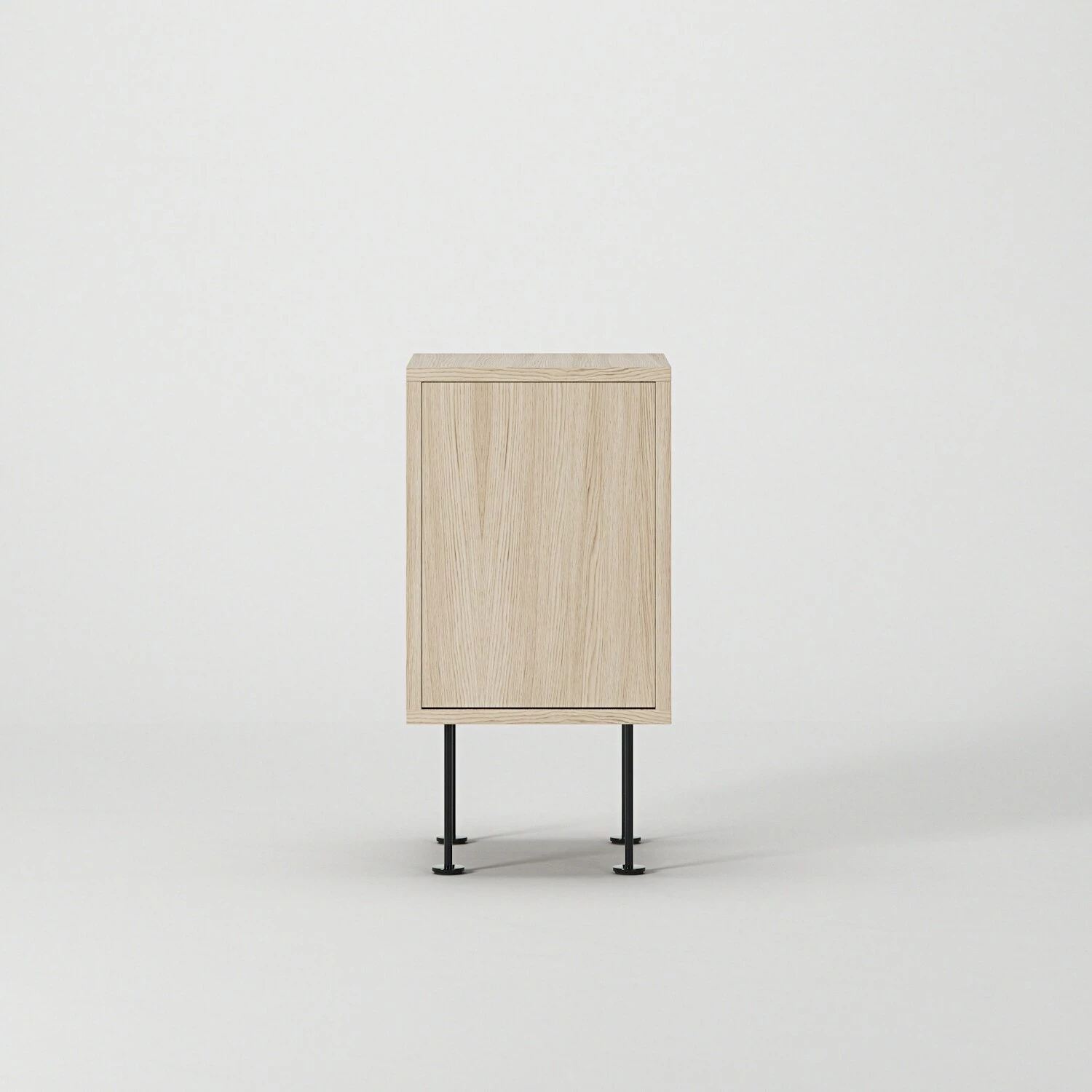 Vogue Nachttisch, White Pigmented Oak / Schwarz – Bild 2