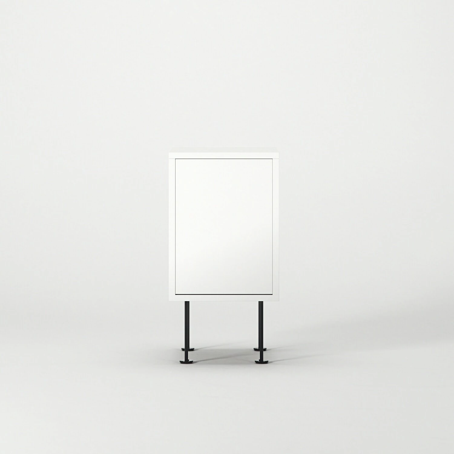 Vogue Nachttisch, Weiß / Schwarz – Bild 2