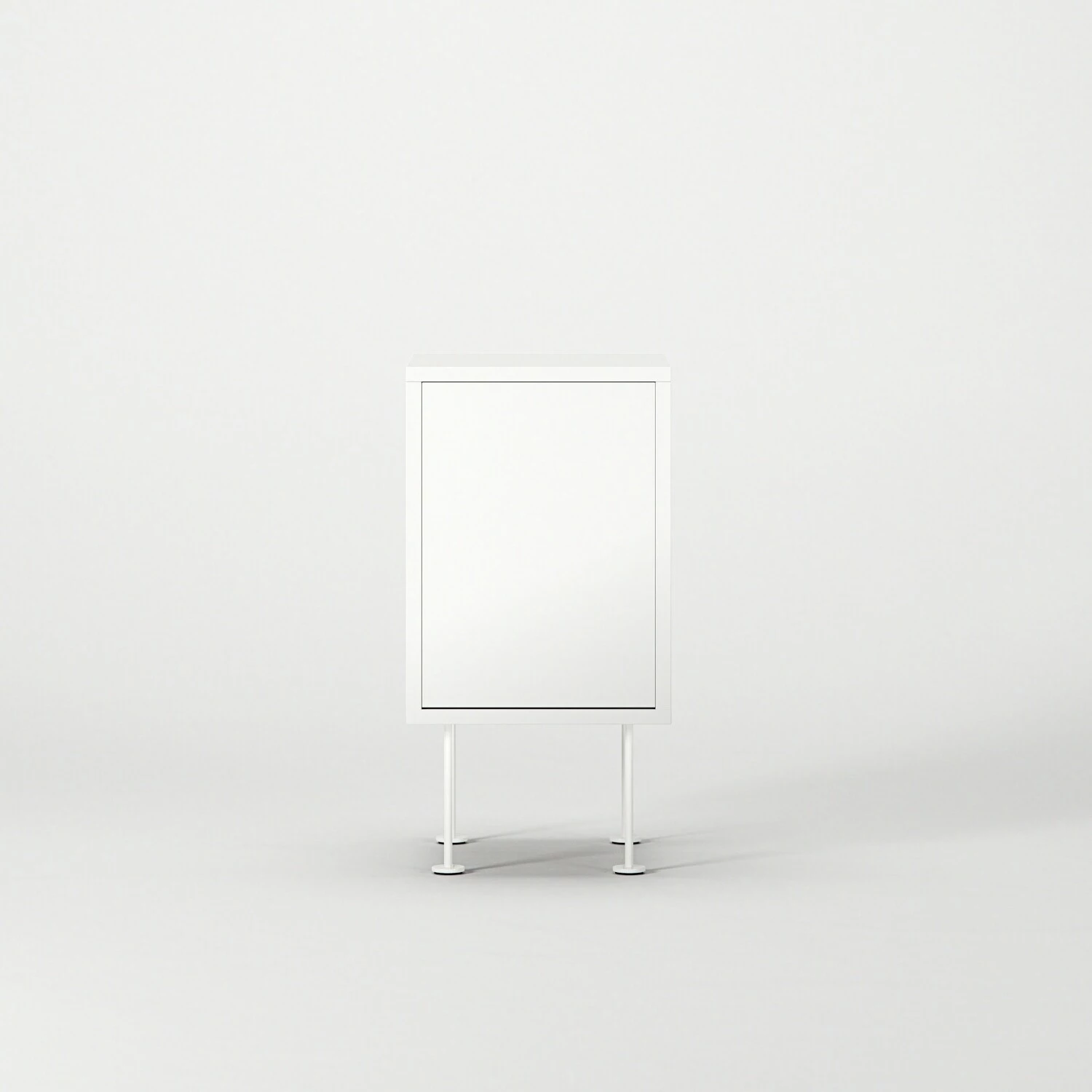 Vogue Nachttisch, Weiß / Weiß – Bild 2