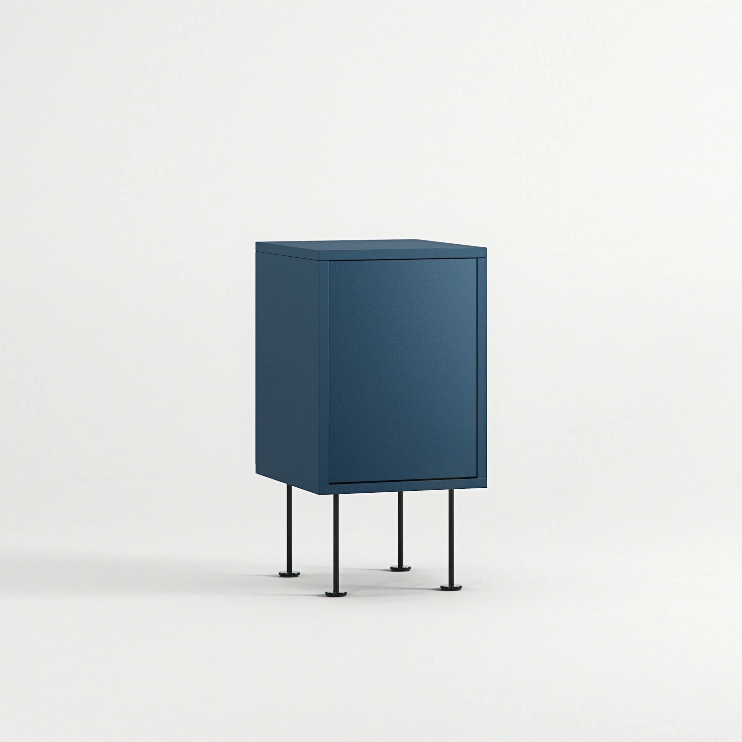 Vogue Nachttisch, Blau / Schwarz – Bild 3