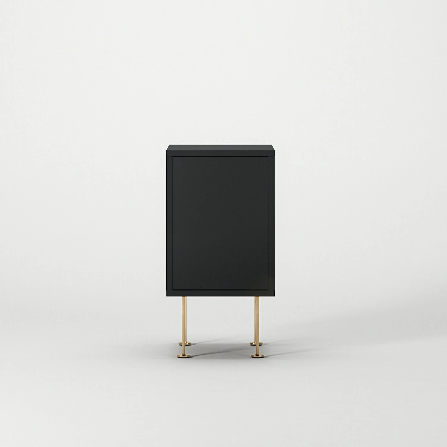 Vogue Nachttisch, Anthrazit / Messing – Bild 4