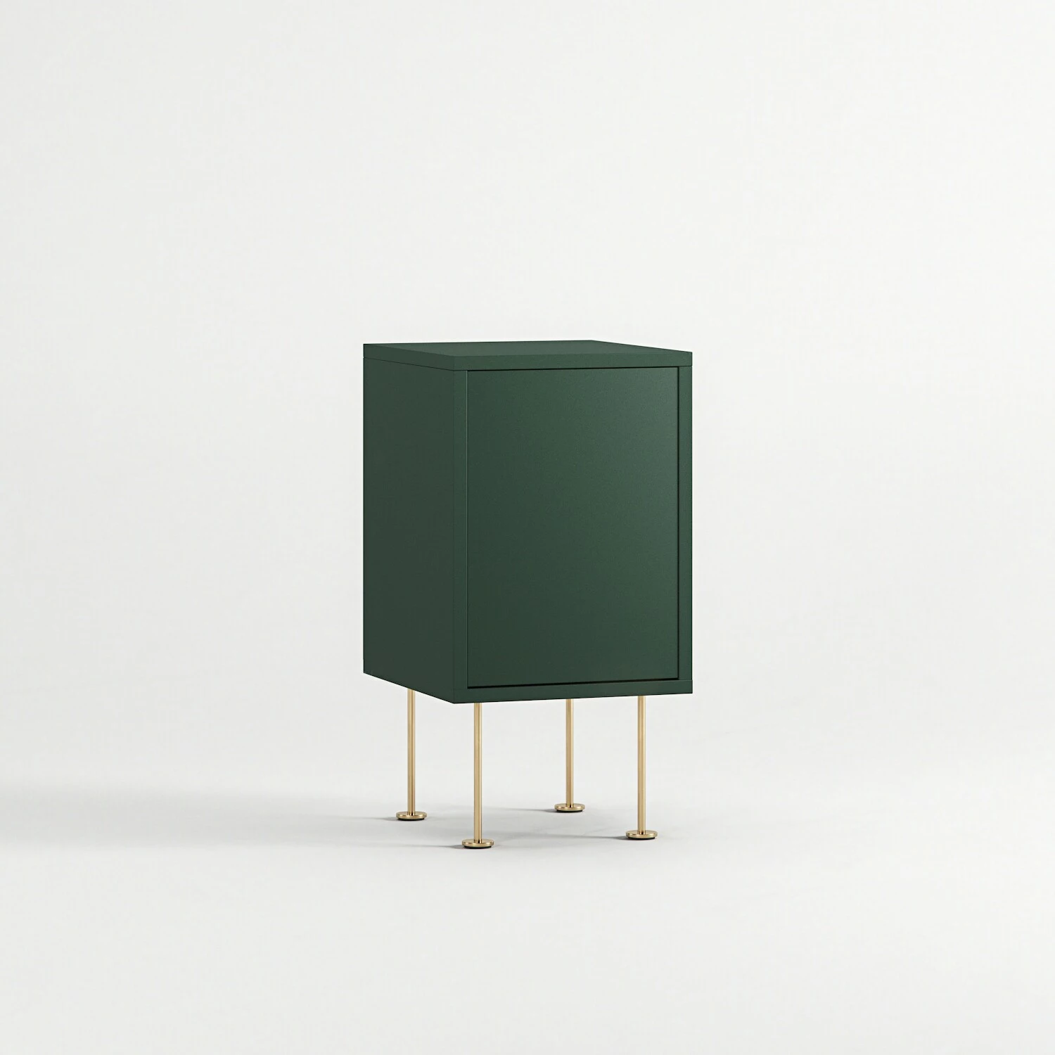 Vogue Nachttisch, Grün / Messing – Bild 3