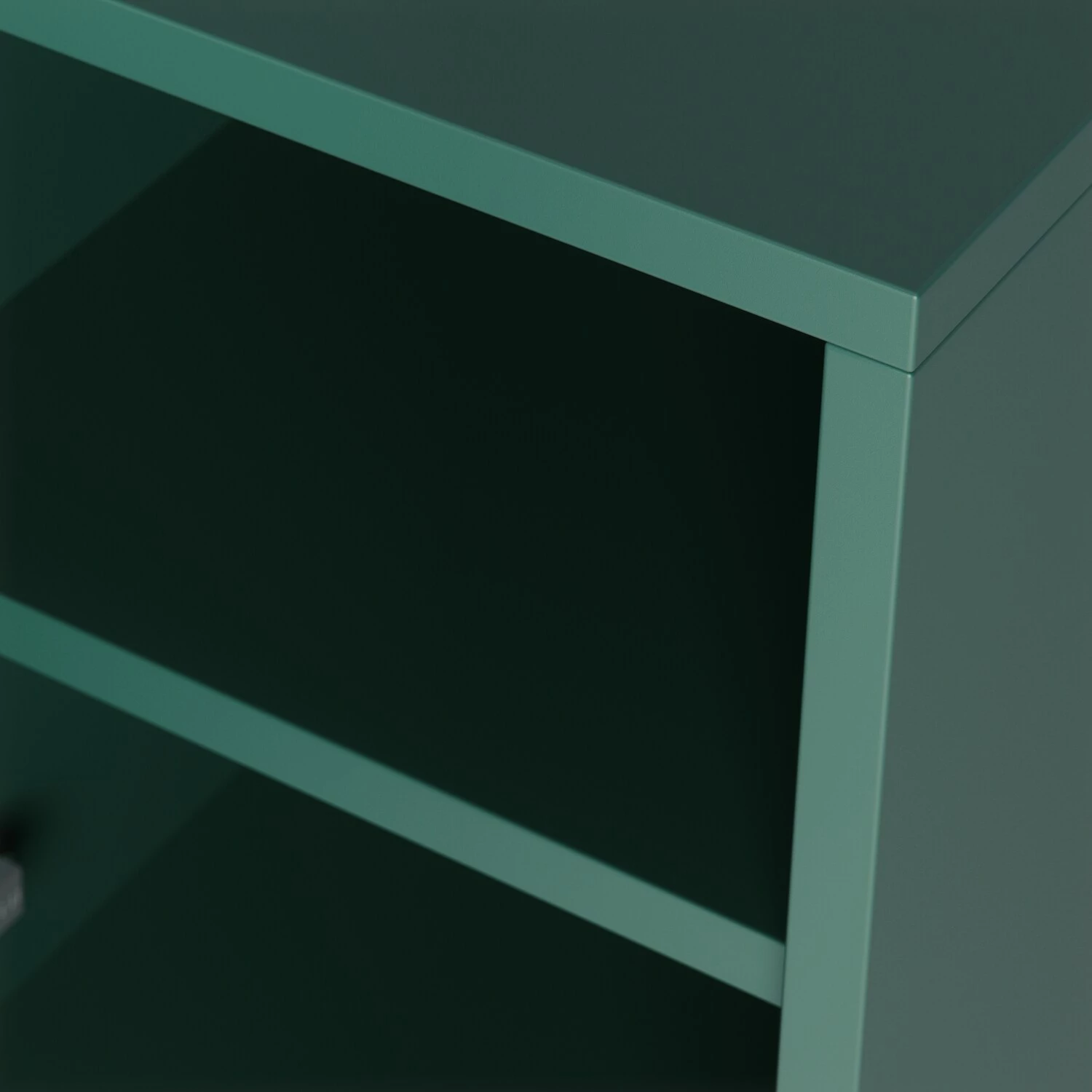 Vogue Nachttisch, Grün / Messing – Bild 5