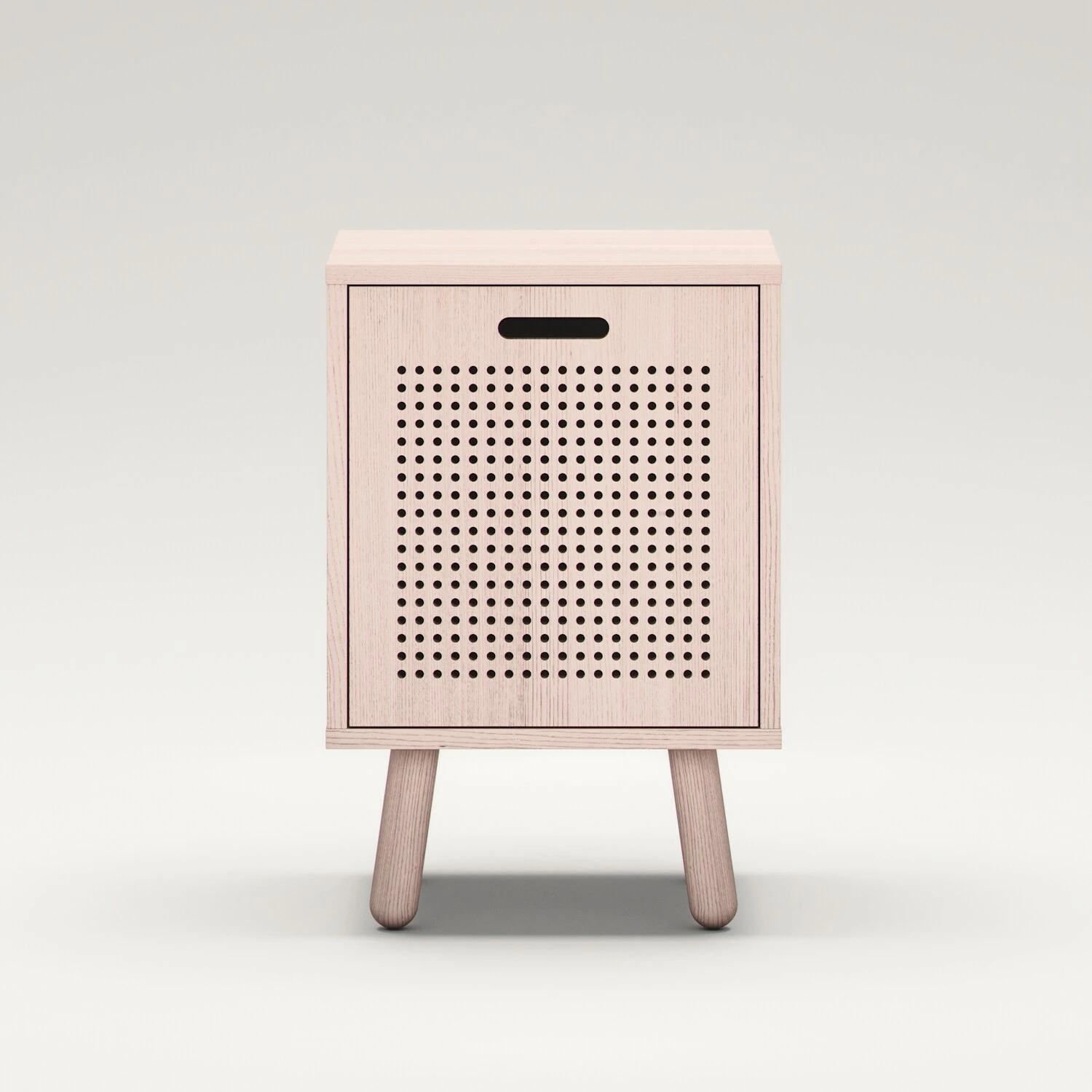 Ray Nachttisch, In Weiß Pigmentierter Esche – Bild 2