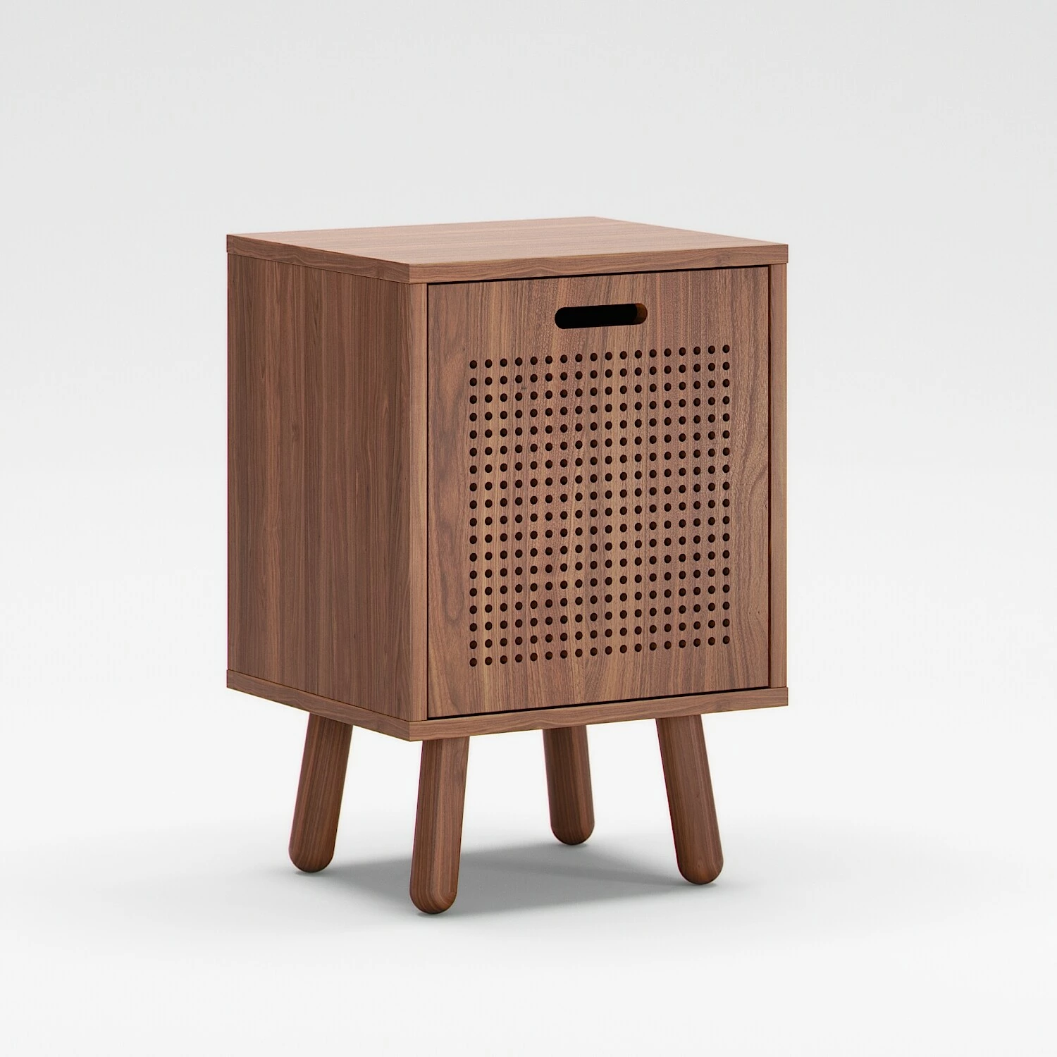 Ray Nachttisch, Walnussfarben – Bild 3