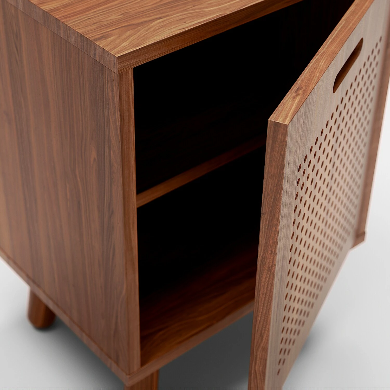 Ray Nachttisch, Walnussfarben – Bild 5