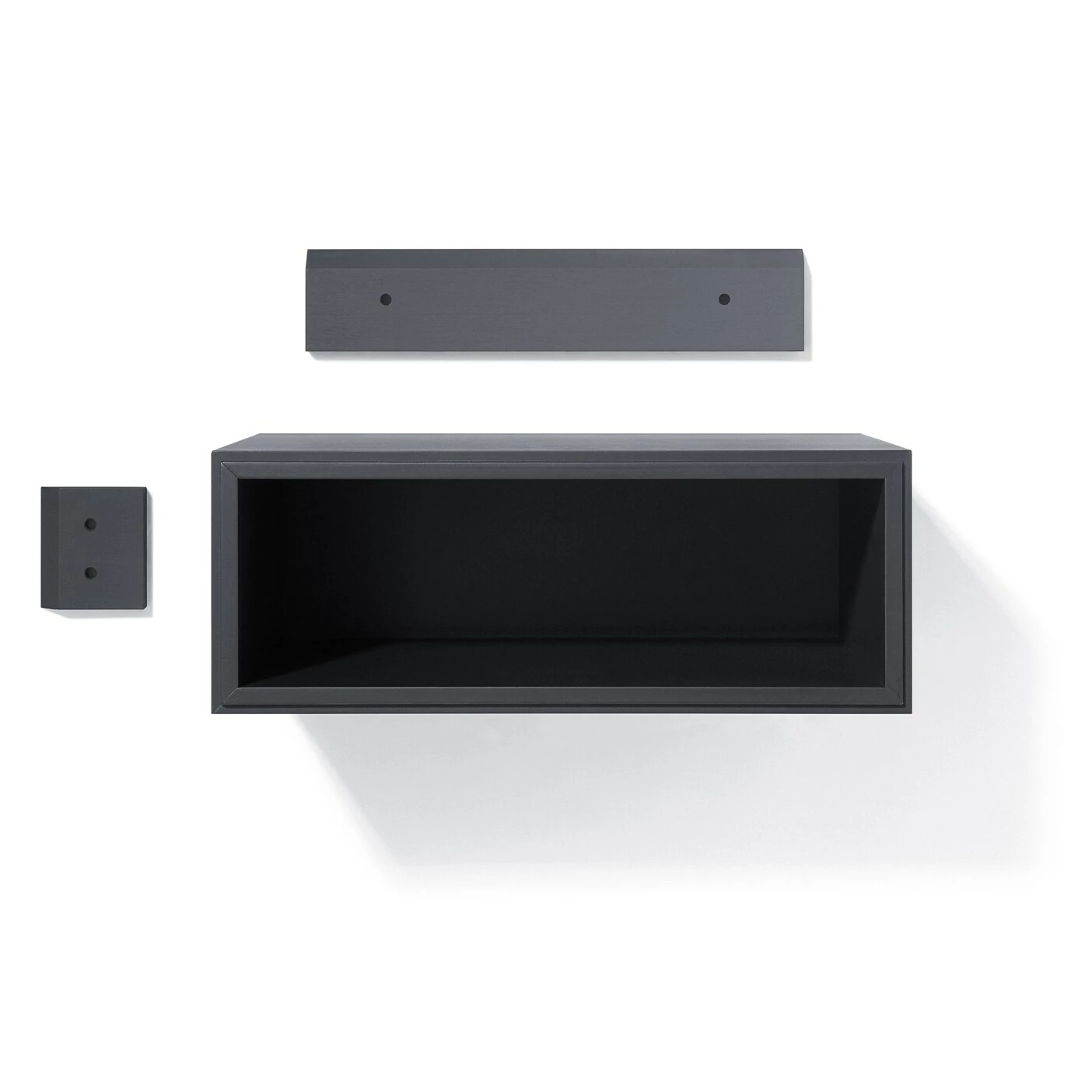 Edge Air Nachttisch, Schwarz