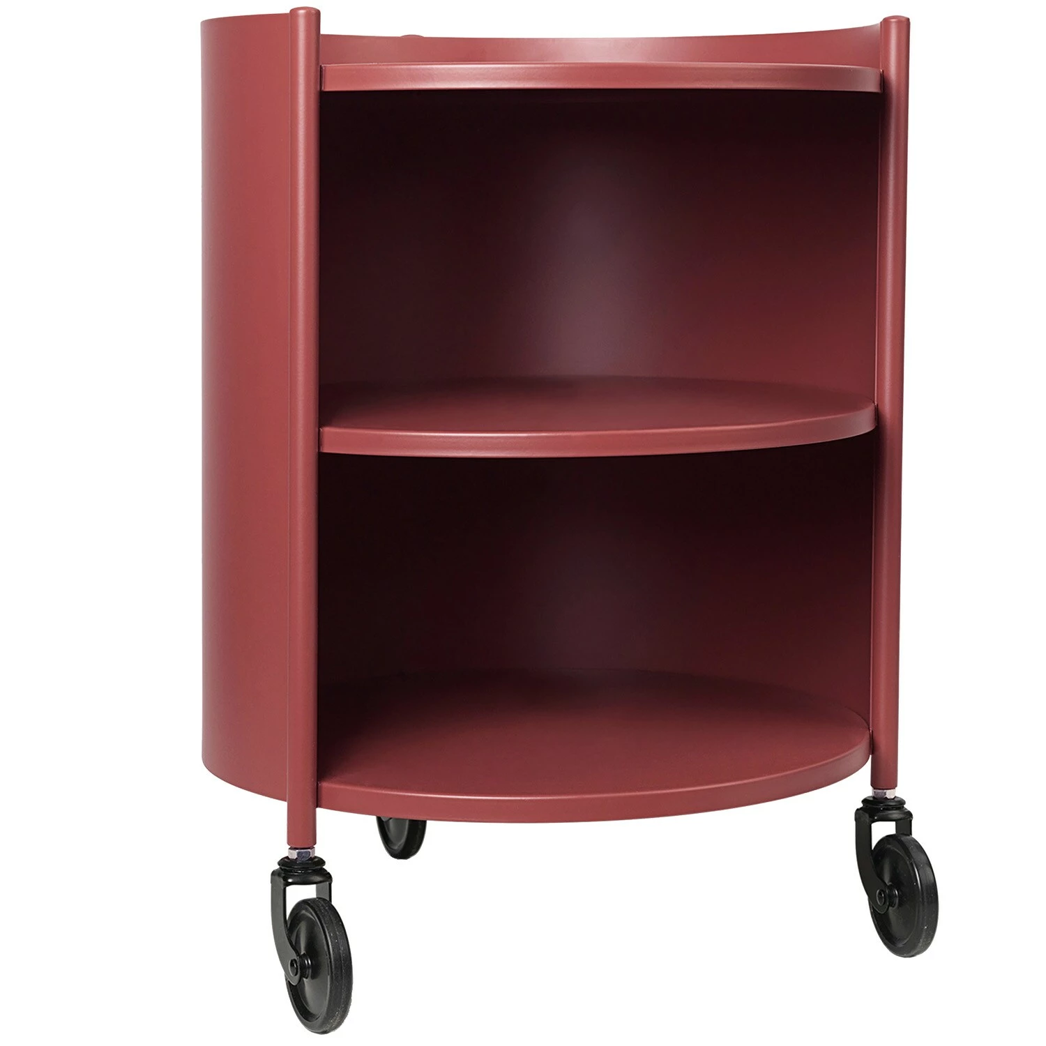 Ferm LIVING Eve Beistelltisch, Mahogany Red