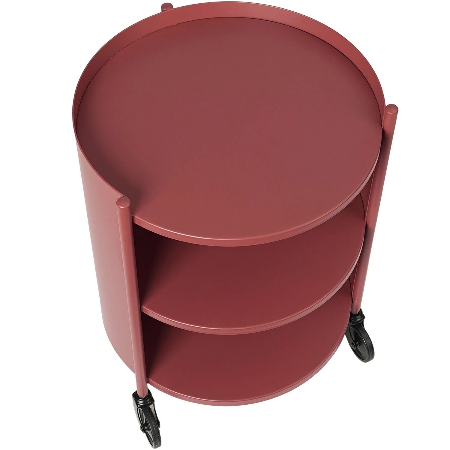 Ferm LIVING Eve Beistelltisch, Mahogany Red – Bild 2