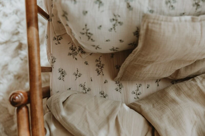 Bluebell Muslin Bettdeckenbezug, 220x220 Cm – Bild 3