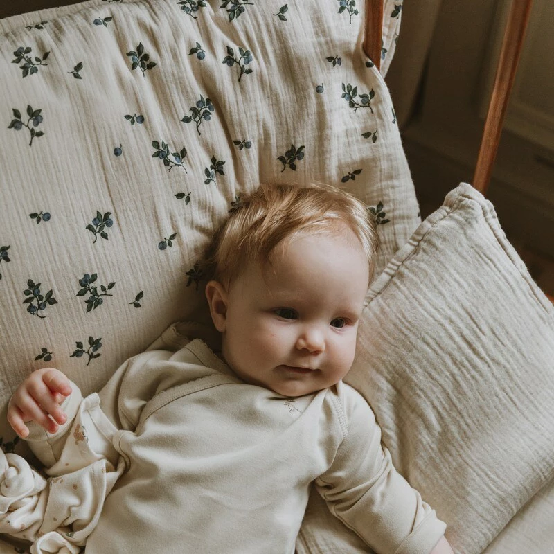 Blueberry Muslin Kissenbezug, 50x60 Cm – Bild 4