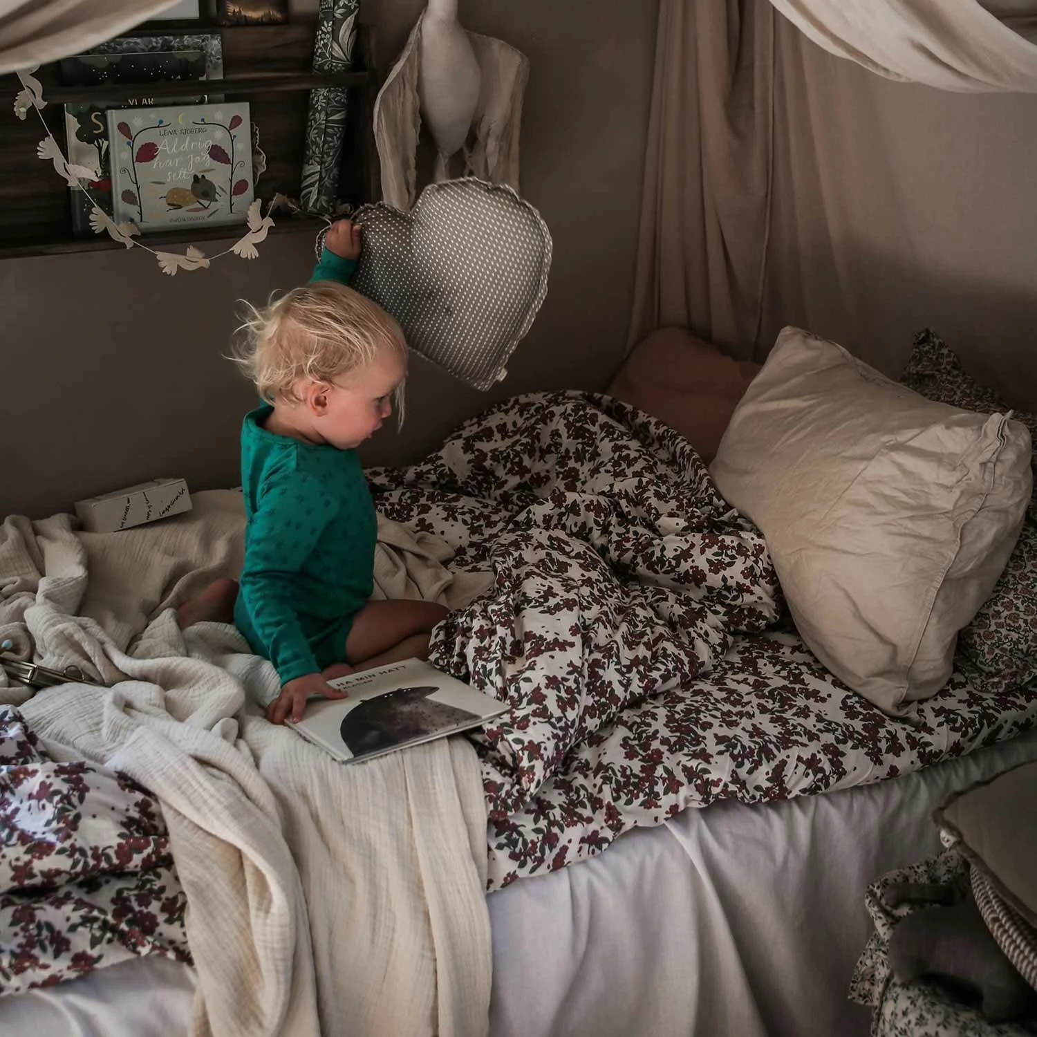 Cherrie Blossom Spannleintuch Junior, 60x120 Cm – Bild 2