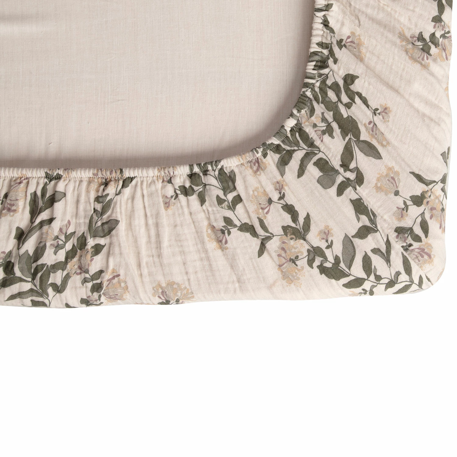Honeysuckle Muslin Spannbetttuch, 60x120 Cm – Bild 2