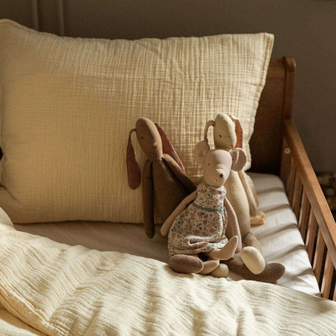 Limone Muslin Kissenbezug, 50x70 Cm – Bild 2