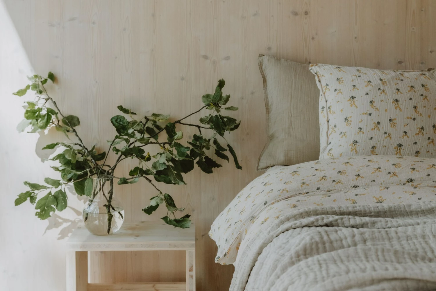 Mimosa Muslin Kissenbezug, 50x60 Cm – Bild 3