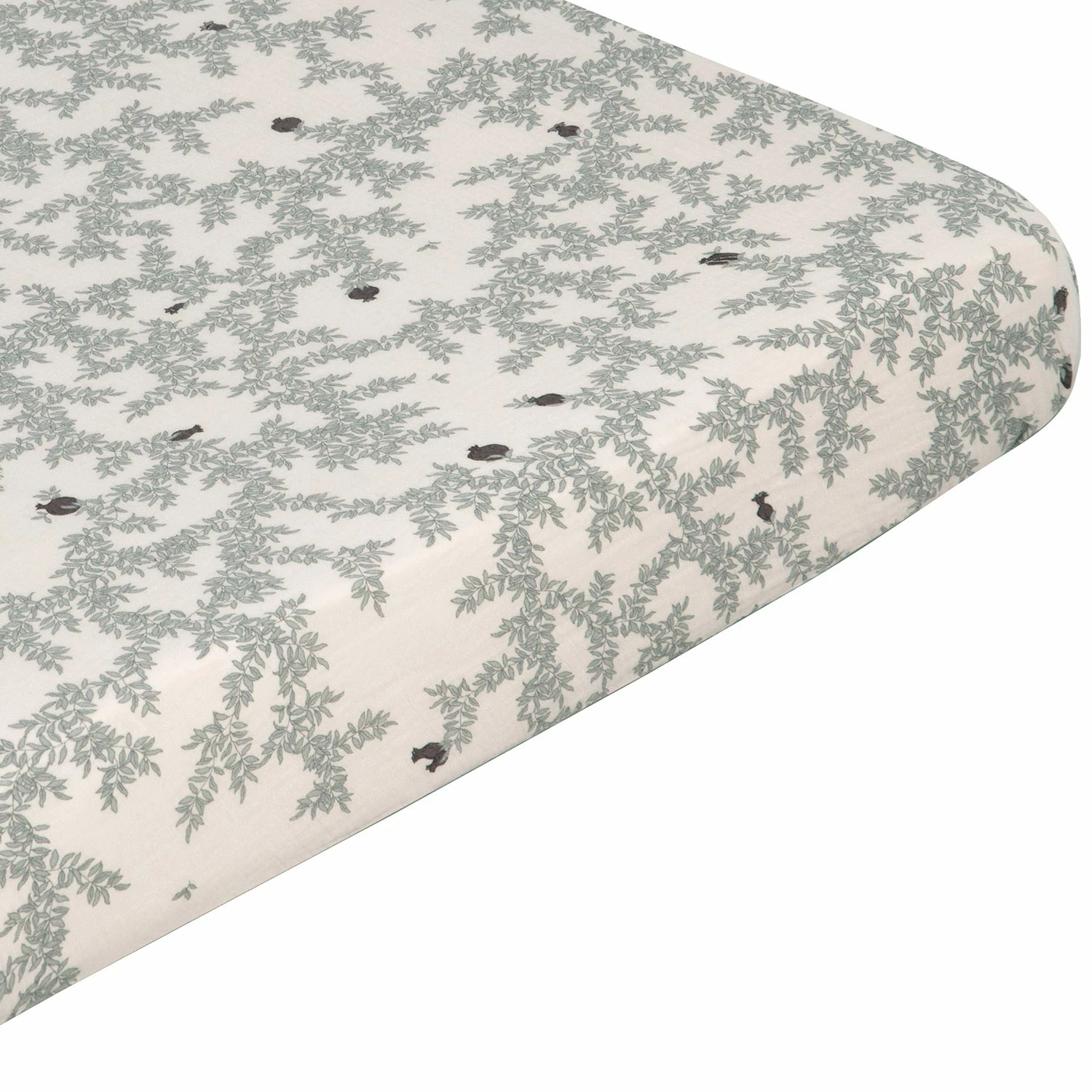 Pomegranate Spannbetttuch Musselin, 180x200 Cm – Bild 2