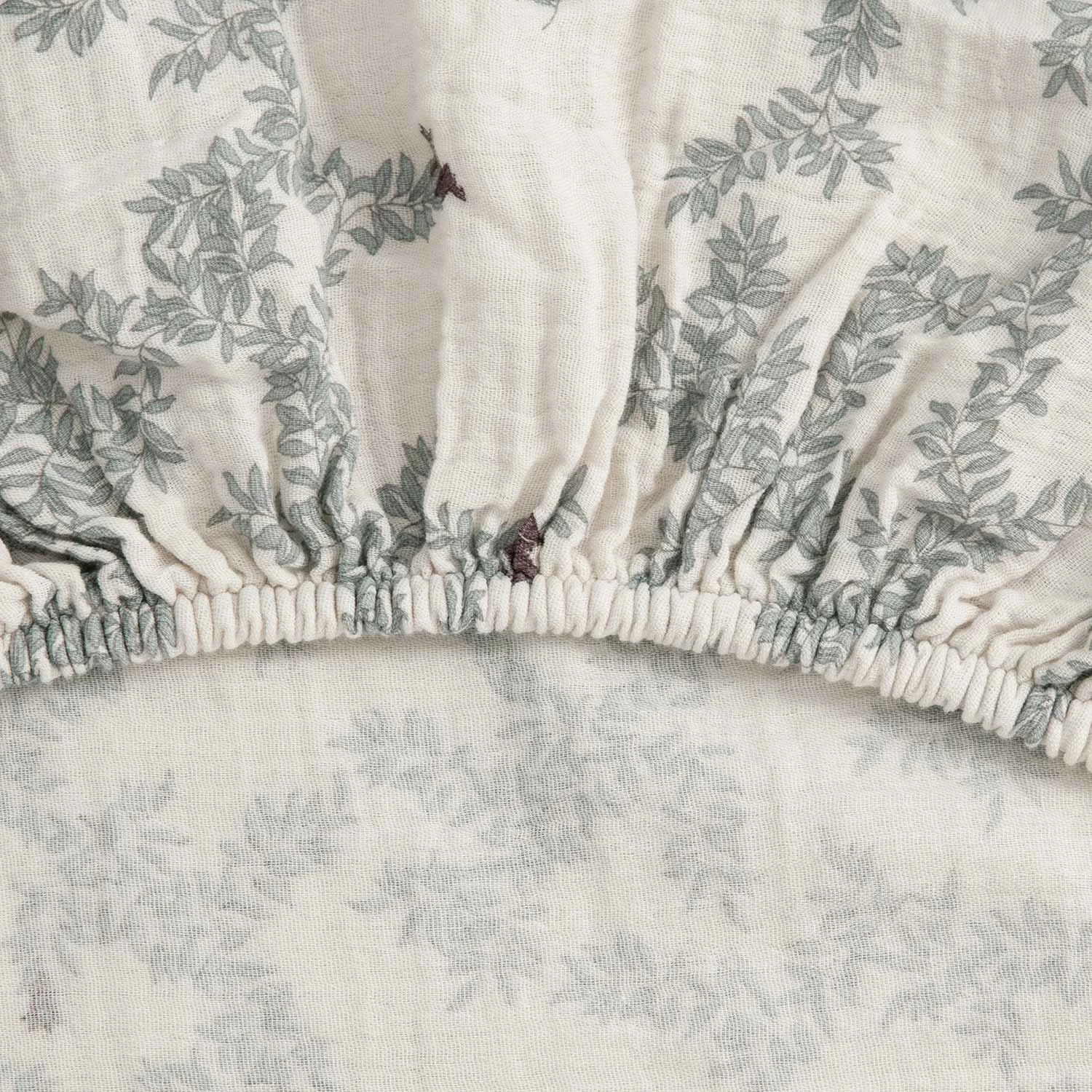 Pomegranate Spannbetttuch Musselin, 60x120 Cm – Bild 3