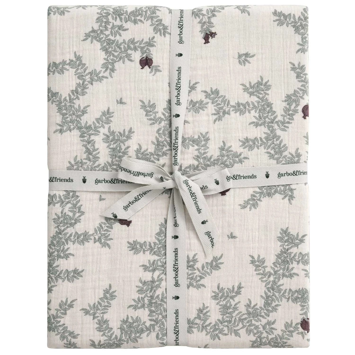 Pomegranate Spannbetttuch Musselin, 60x120 Cm