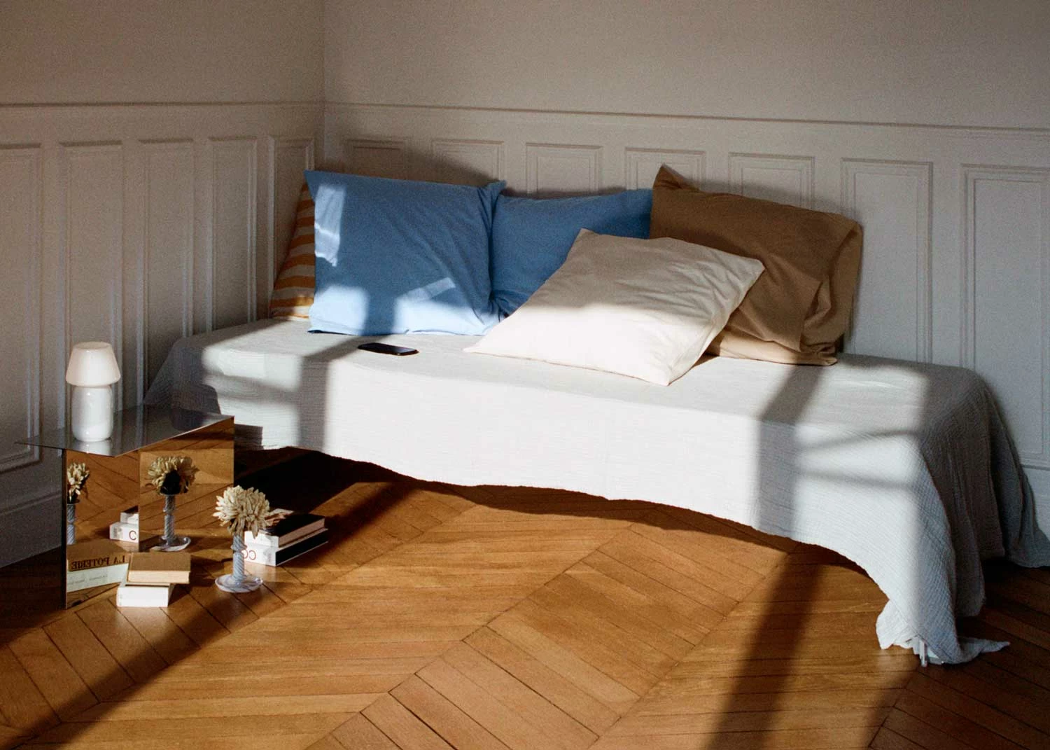 Hay Crinkle Tagesdecke 260x260 Cm, Cool Grey – Bild 4