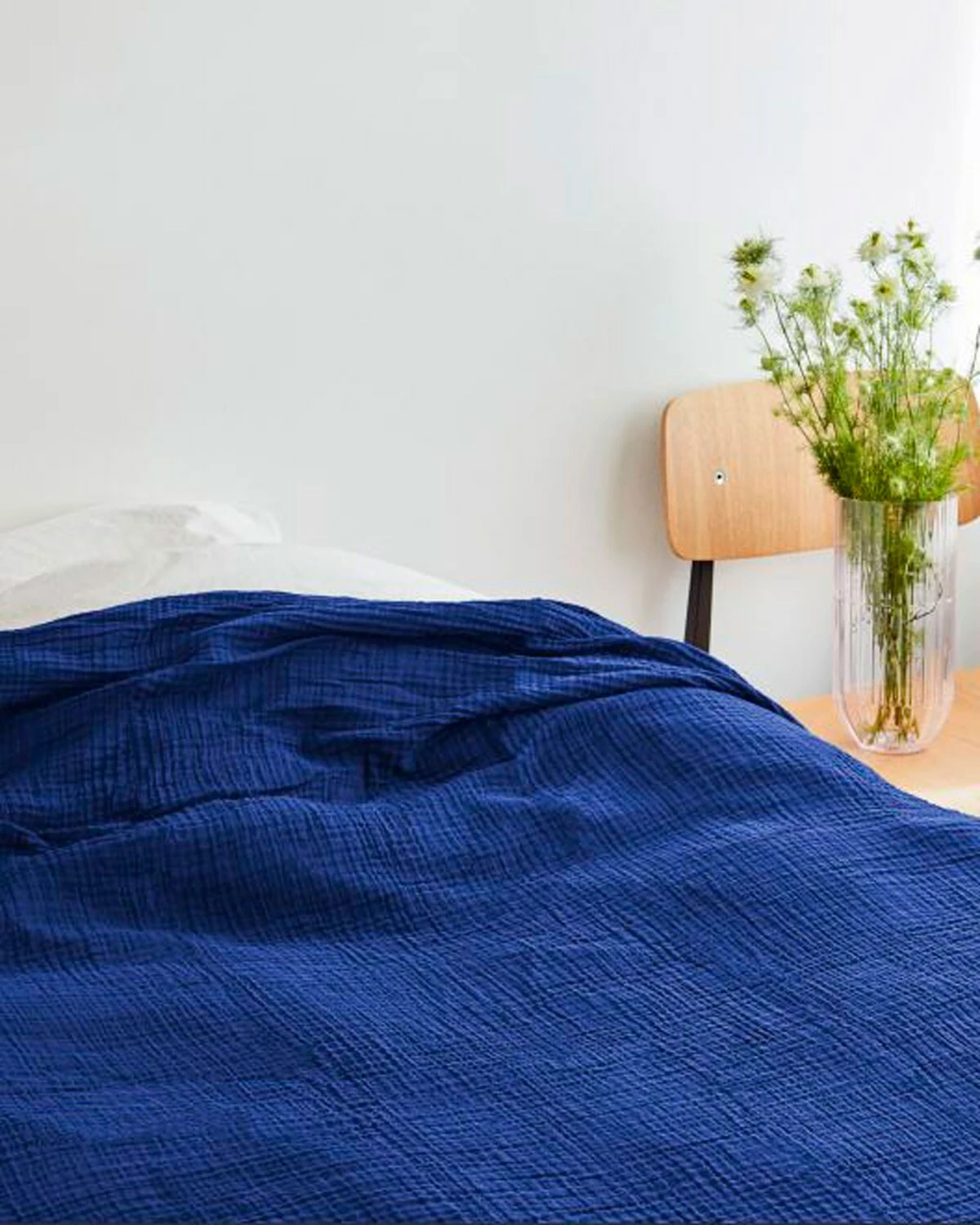 Hay Crinkle Tagesdecke 260x260 Cm, Ultra Marine – Bild 2