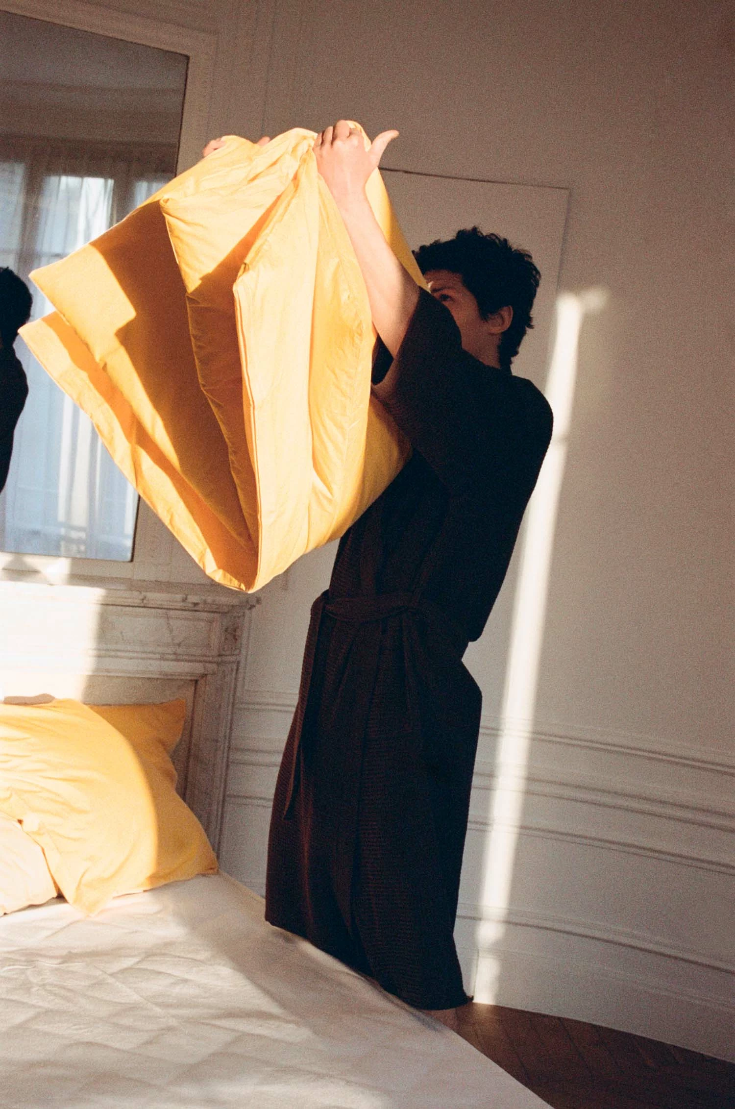 Hay Duo Bettdeckenbezug 220x220 Cm, Golden Yellow – Bild 2