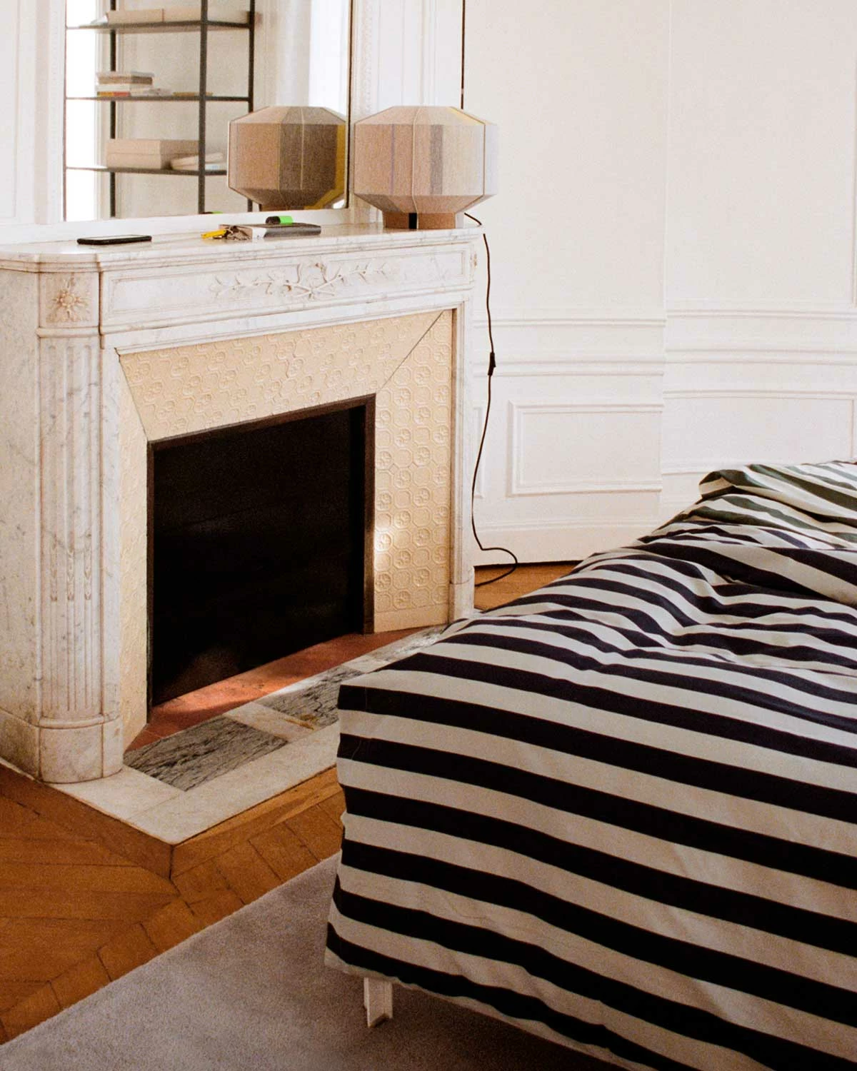 Hay Été Bettdeckenbezug Einzeln, 140x200 Cm, Midnight Blue/Hellgrau – Bild 5