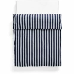 Hay Été Bettdeckenbezug Doppelt, 220x220 Cm, Midnight Blue/Hellgrau