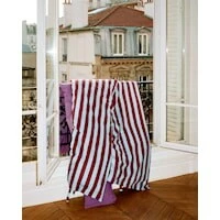 Hay Été Bettdeckenbezug Einzeln, 150x210 Cm, Bordeaux/Sky Blue – Bild 4