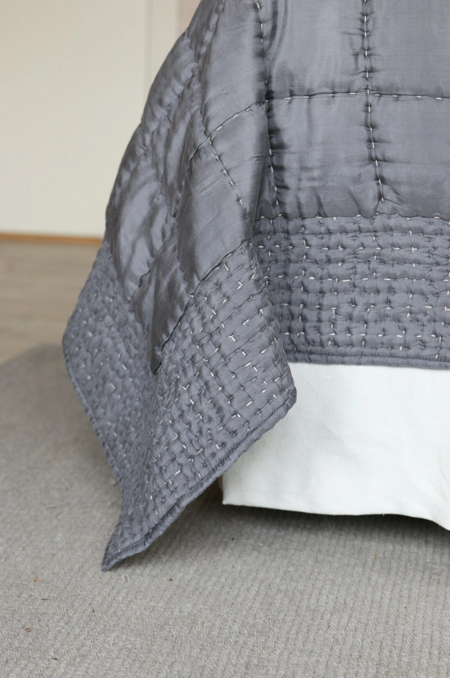 Delia Tagesdecke 240x240 Cm, Anthrazit – Bild 4