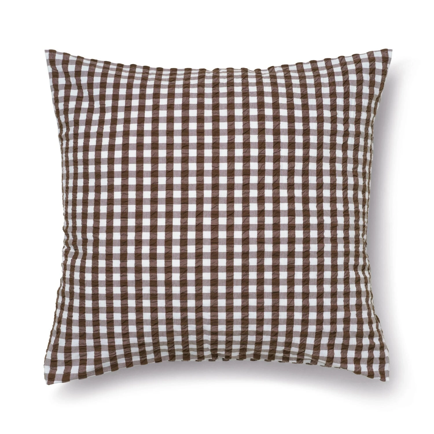 Juna Bæk & Bølge Kissenbezug 50x60 Cm, Weiß / Chocolate