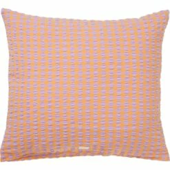 Juna Bæk & Bølge Kissenbezug 60x63 Cm, Lavendel / Pfirsichfarben