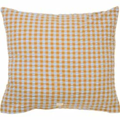 Juna Bæk & Bølge Kissenbezug 50x60 Cm, Sand / Hellblau