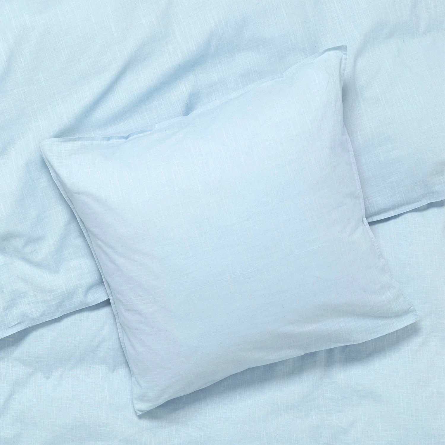 Juna Monochrome Bettbezug Hellblau, 150x210 Cm – Bild 4