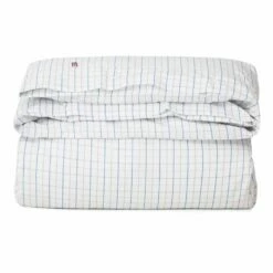 Lexington Checked Cotton Poplin Bettdeckenbezug, 220x220 Cm