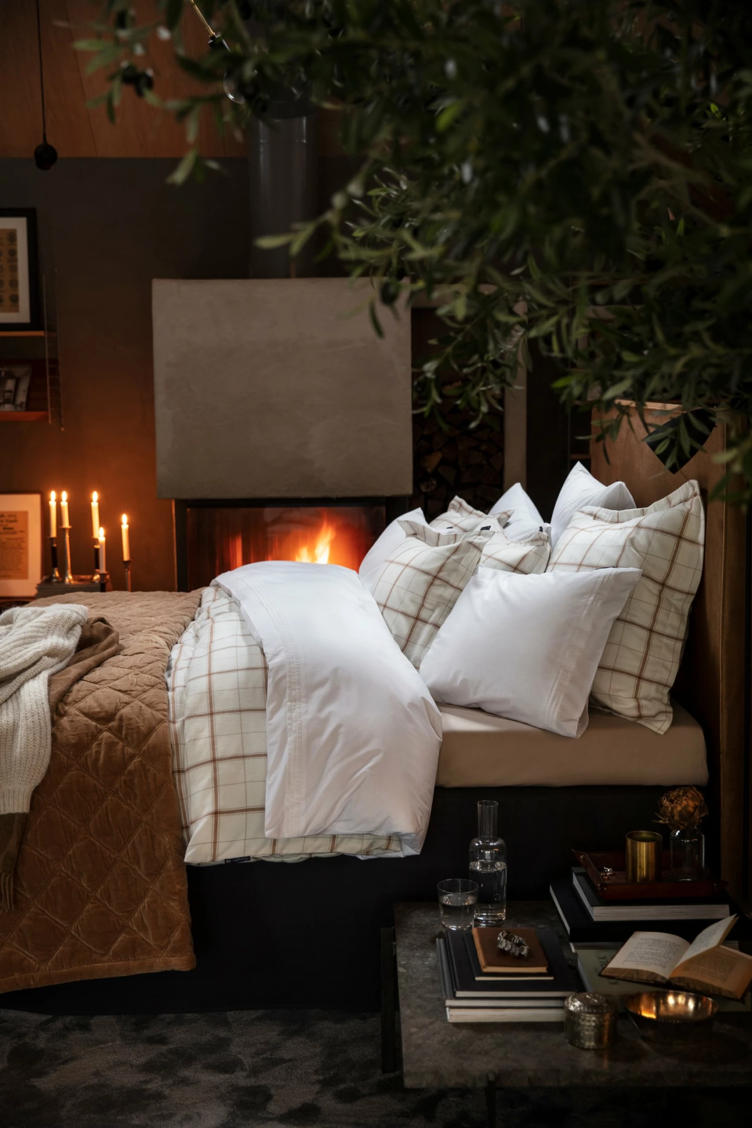 Lexington Deco Pleats Bettbezug Weiß, 150x210 Cm – Bild 3