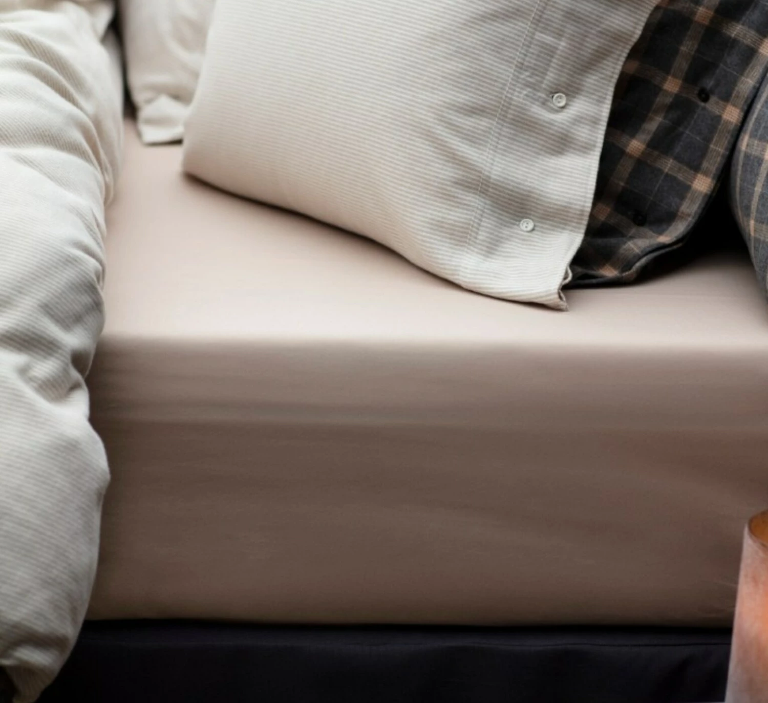 Lexington Fitted Laken Hellbeige, 160x200 Cm – Bild 2