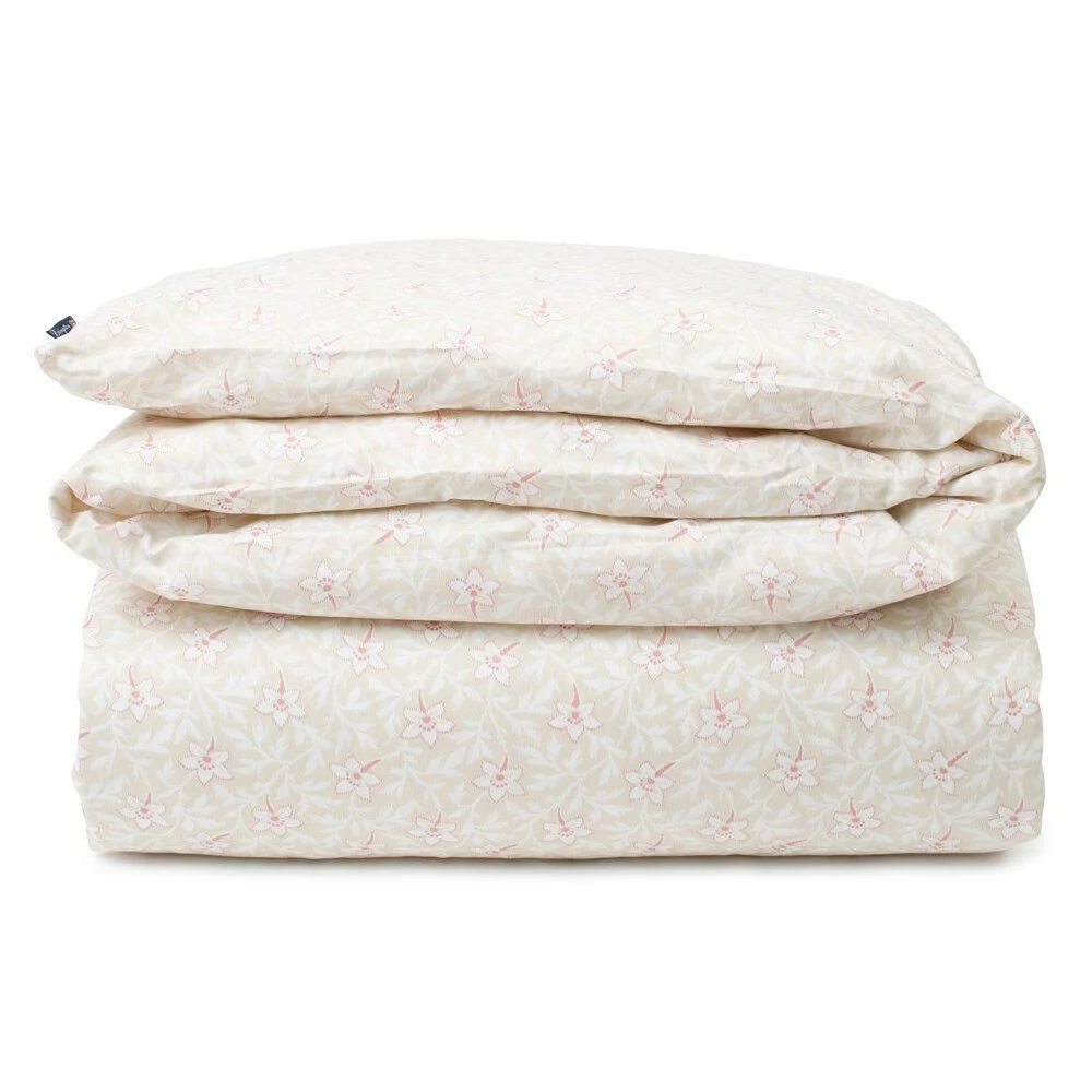 Lexington Flower Print Bettbezug Beige / Rosa 150x210 Cm