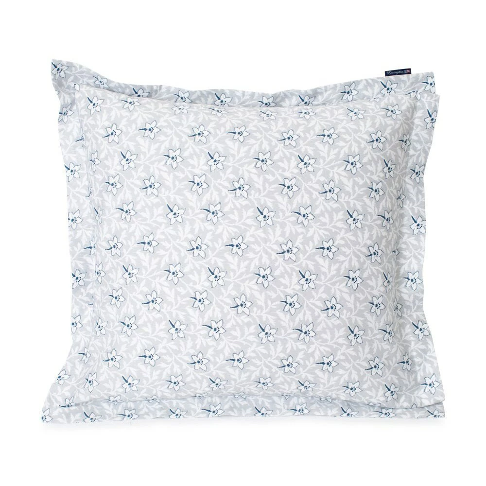 Lexington Flower Print Kissenbezug Hellgrau / Blau 65x65 Cm
