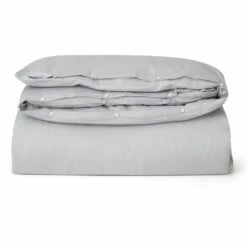 Lexington Hotel Cotton Sateen Duvet Cover 220x220 Cm, Light Grey