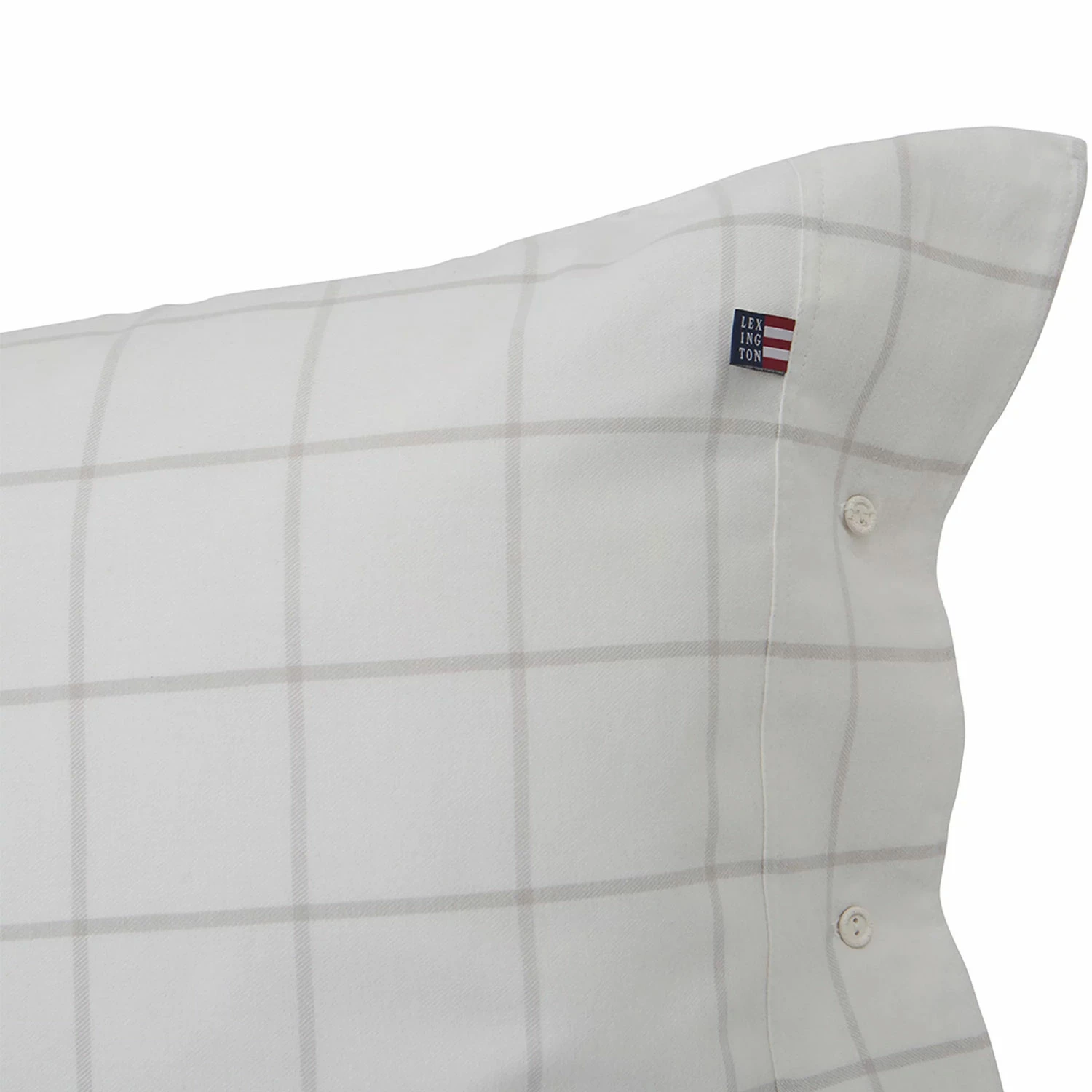 Lexington Hotel Light Flannel Kopfkissenbezug 50x60 Cm, Weiß/Beige – Bild 2