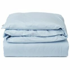 Lexington Hotel Cotton Sateen Bettdeckenbezug 220x220 Cm, Sky Blue