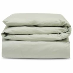 Lexington Hotel Cotton Sateen Bettdeckenbezug 220x220 Cm, Sage Green