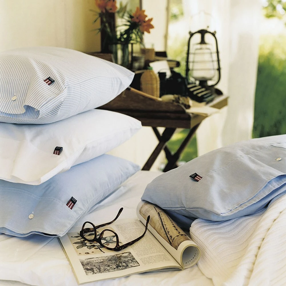 Lexington Pin-Point Kissenbezug 50 X 60 Cm, Blau/Weiß – Bild 5