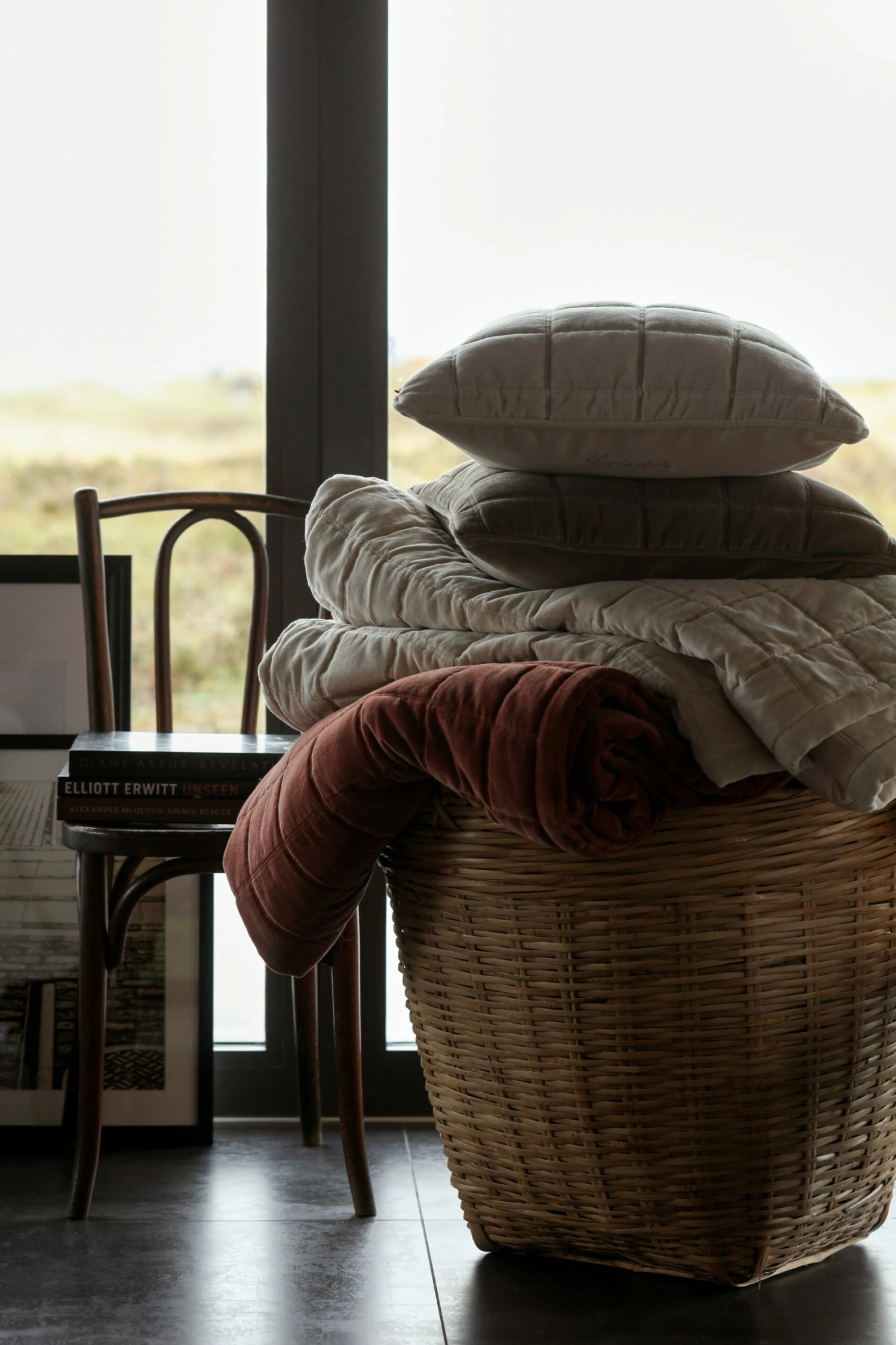 Lexington Quilted Cotton Velvet Tagesdecke 160x240 Cm, Hellbeige – Bild 2