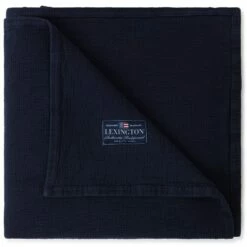 Lexington Quilted Jacquard Tagesdecke Dunkelblau, 260x240 Cm